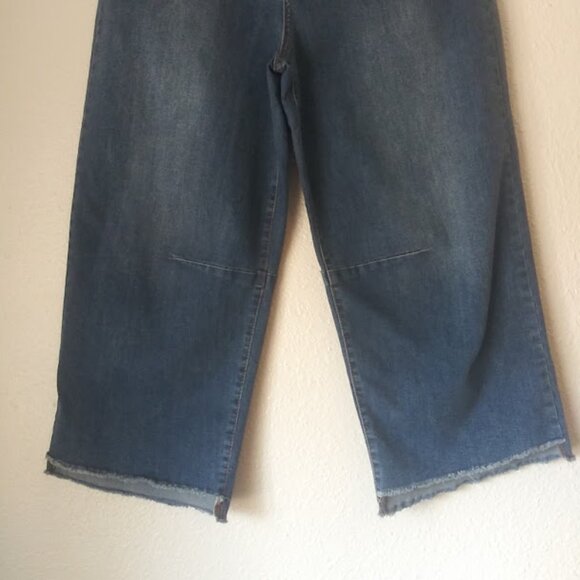 Logo by Lori Goldstein women's size 12P Taper Capri Jeans - Picture 3 of 16